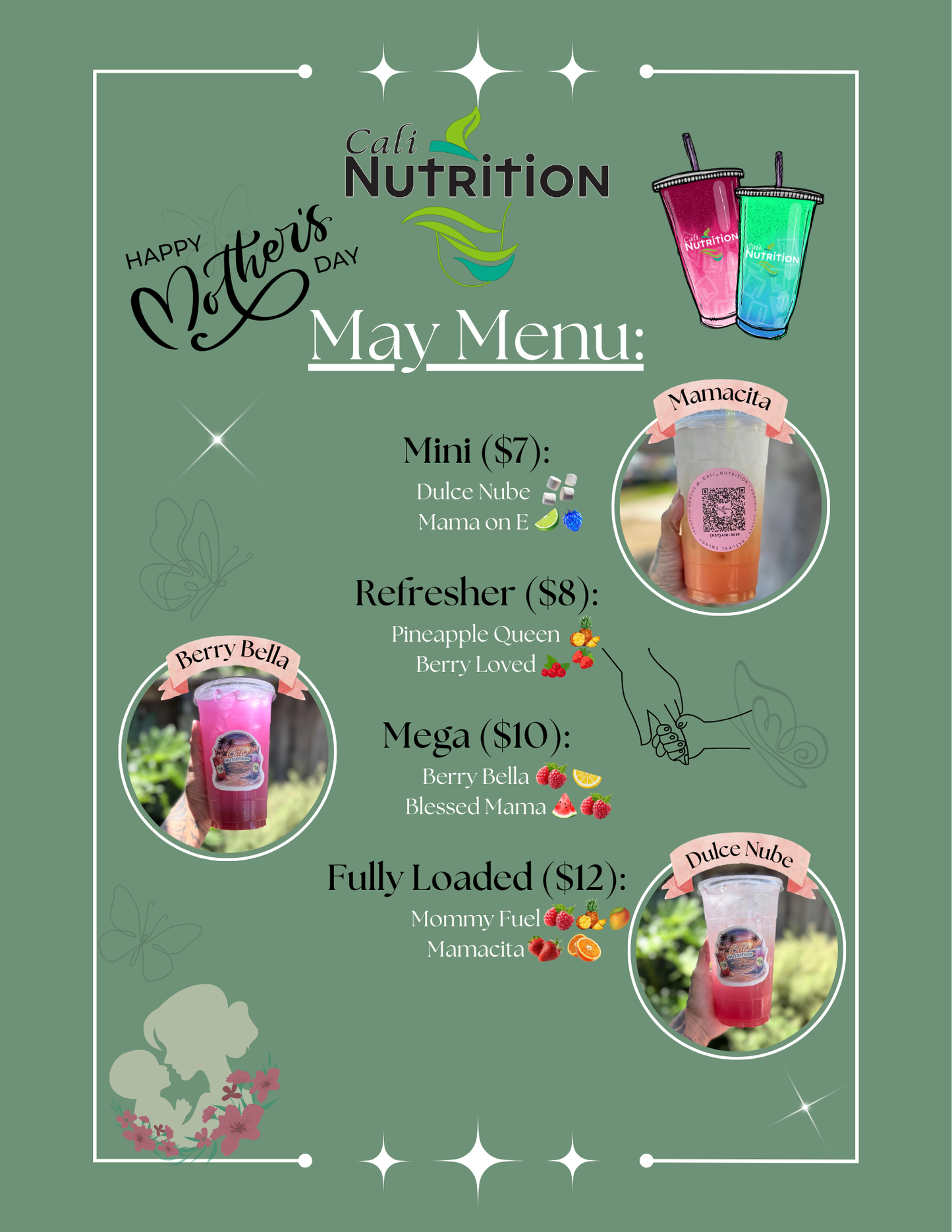 Mother's Day Menu